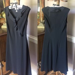 Black sleeveless dress Talbots size 4